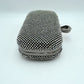 Embellished Box Clutch with Ring Top Clasp