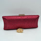 Elegant Studded Crystal Clutch Womens Evening Bag