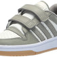 adidas Turnaround Elastic Lace Basketball Sneaker Silver Pebble/Silver Pebble/Cloud White 1 US Unisex Little Kid