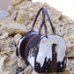 Cowhide Weekend Bag - Stylish Overnight Duffel, Genuine Cow Hide Leather, Perfect for Travel & Getaways, Unique Gift Idea