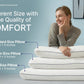 King Size Memory Foam Pillows - Firm Pillow - King Size 1-Pack