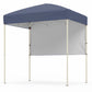 6 x 4 FT Pop-Up Canopy Tent with 1 Half Sidewall Easy Setup Folding Outdoor Sun Shelter