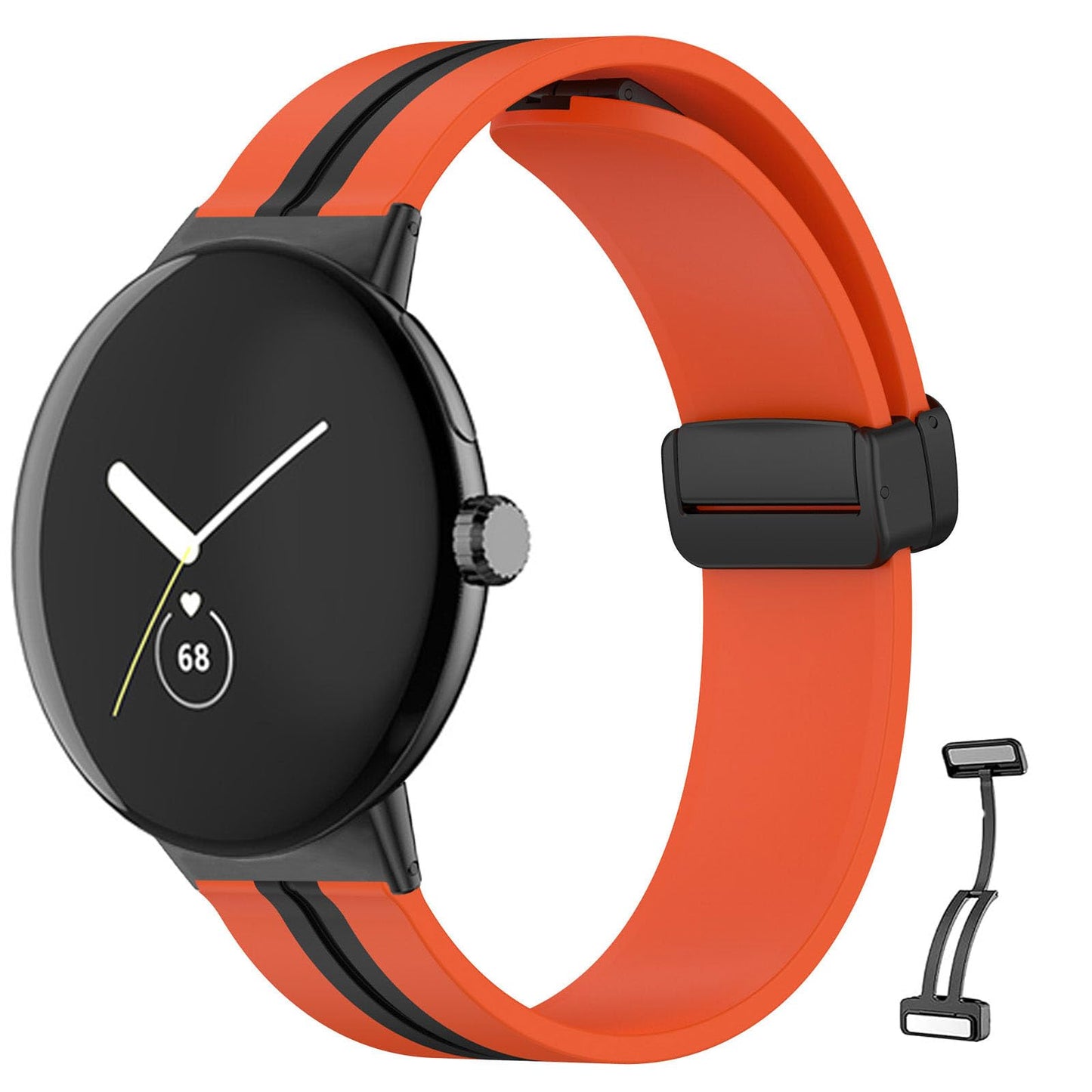 Dogari compatible con Google Pixel Watch 3 de 41 mm/Correa de Google Pixel Watch 2/Correa de Google Pixel Watch para mujeres y hombres Correas de repuesto deportivas de silicona impermeables para Pixel Watch 2/Pixel Watch