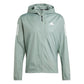 adidas Mens Own The Run Jacket Silver Green