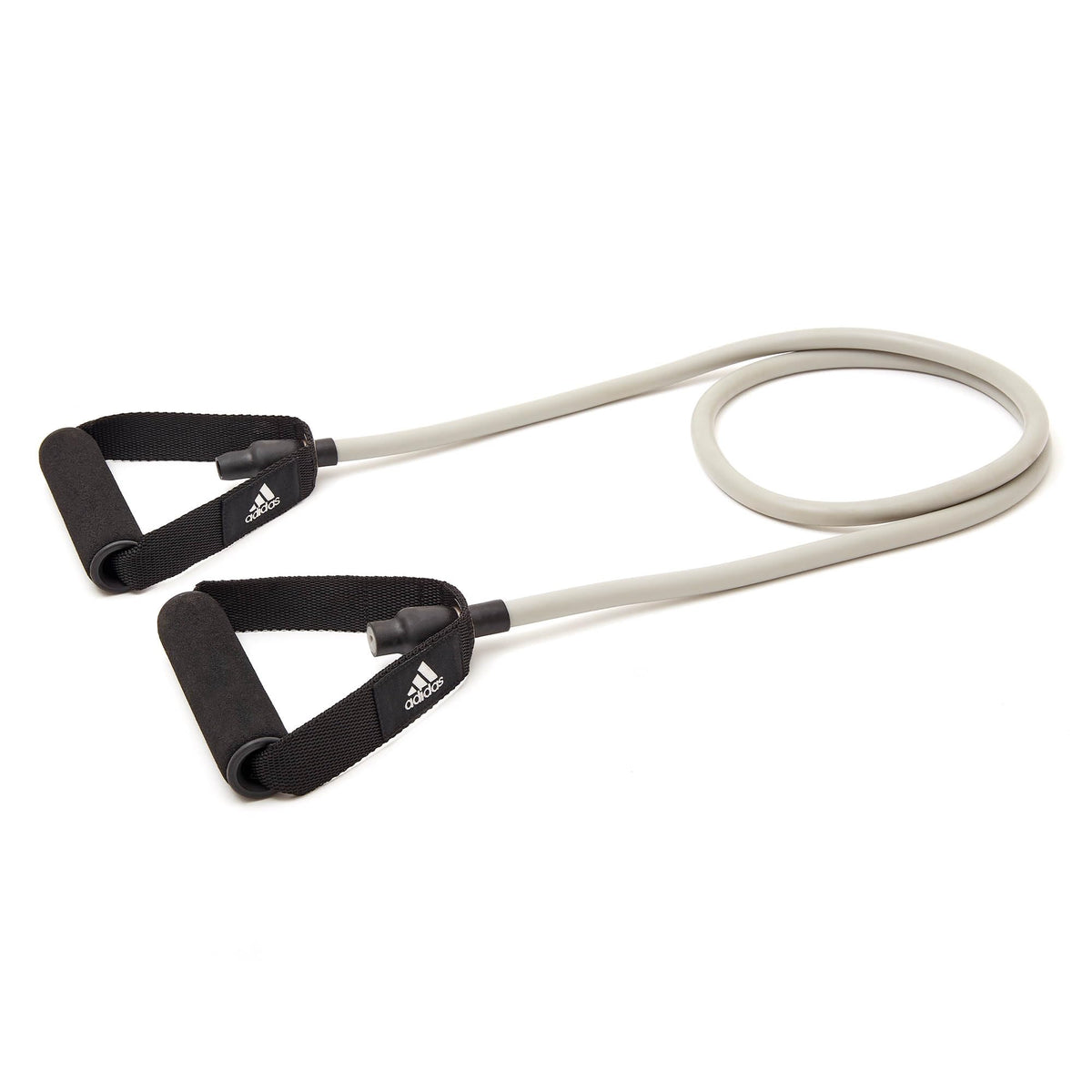Bandas de resistencia adidas con agarres - Nivel 2 de resistencia - Ideal para entrenamiento y ejercicio de cuerpo completo - Agarres cómodos para bandas de resistencia - Perfectas para el entrenamiento de la parte superior e inferior del cuerpo