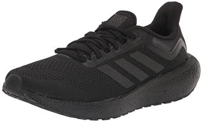 adidas Unisex Pureboost 22 Running Shoe Black/Black/White 7.5 US Men