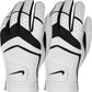 Guante de golf Nike Dura Feel para hombre (paquete de 2) (blanco), grande, para mano izquierda