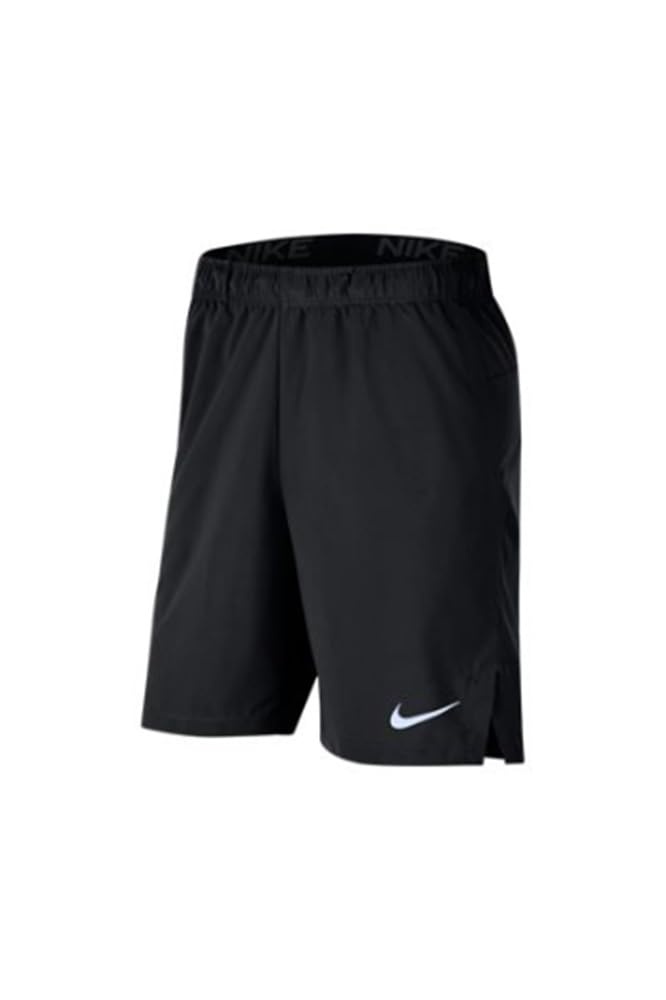 Nike Team Pantalón Corto Tejido DRI-FIT Flex para Hombre (SIN Bolsillos) (as1 Alpha xx_l Regular Regular Negro)