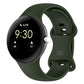 Correas TenCloud para Google Pixel Watch 3 de 41 mm/Pixel Watch 2/Pixel Watch, correas de reloj de silicona grandes para hombre de 6.3-8.5 pulgadas (verde militar)