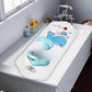 6M+ Infant Toddler Tub Seat Non-slip Safety Chair with Heat Sensitive Bath Mat