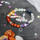 Conjunto de pulsera y piedras de 7 chakras