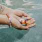 Conjunto de pulsera y piedras de 7 chakras