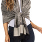 Sakkas 70" x 28" Paisley Self-Design Pashmina Shawl / Wrap / Stole