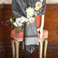 Sakkas 70" x 28" Paisley Self-Design Pashmina Shawl / Wrap / Stole