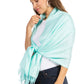 Sakkas 70" x 28" Paisley Self-Design Pashmina Shawl / Wrap / Stole