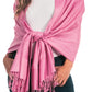 Sakkas 70" x 28" Paisley Self-Design Pashmina Shawl / Wrap / Stole