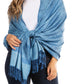 Sakkas 70" x 28" Paisley Self-Design Pashmina Shawl / Wrap / Stole