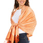 Sakkas 70" x 28" Paisley Self-Design Pashmina Shawl / Wrap / Stole