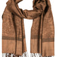Sakkas 70" x 28" Paisley Self-Design Pashmina Shawl / Wrap / Stole