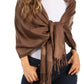 Sakkas 70" x 28" Paisley Self-Design Pashmina Shawl / Wrap / Stole