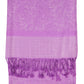 Sakkas 70" x 28" Paisley Self-Design Pashmina Shawl / Wrap / Stole