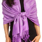 Sakkas 70" x 28" Paisley Self-Design Pashmina Shawl / Wrap / Stole