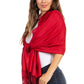 Sakkas 70" x 28" Paisley Self-Design Pashmina Shawl / Wrap / Stole