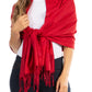 Sakkas 70" x 28" Paisley Self-Design Pashmina Shawl / Wrap / Stole
