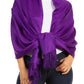 Sakkas 70" x 28" Paisley Self-Design Pashmina Shawl / Wrap / Stole