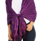 Sakkas 70" x 28" Paisley Self-Design Pashmina Shawl / Wrap / Stole