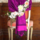 Sakkas 70" x 28" Paisley Self-Design Pashmina Shawl / Wrap / Stole