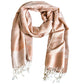 Sakkas 70" x 28" Paisley Self-Design Pashmina Shawl / Wrap / Stole
