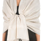 Sakkas 70" x 28" Paisley Self-Design Pashmina Shawl / Wrap / Stole