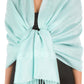 Sakkas 70" x 28" Paisley Self-Design Pashmina Shawl / Wrap / Stole