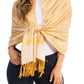 Sakkas 70" x 28" Paisley Self-Design Pashmina Shawl / Wrap / Stole