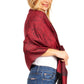 Sakkas 70" x 28" Paisley Self-Design Pashmina Shawl / Wrap / Stole