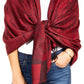 Sakkas 70" x 28" Paisley Self-Design Pashmina Shawl / Wrap / Stole