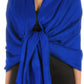 Sakkas 70" x 28" Paisley Self-Design Pashmina Shawl / Wrap / Stole