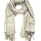 Sakkas 70" x 28" Paisley Self-Design Pashmina Shawl / Wrap / Stole