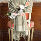 Sakkas 70" x 28" Paisley Self-Design Pashmina Shawl / Wrap / Stole