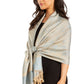 Sakkas 70" x 28" Paisley Self-Design Pashmina Shawl / Wrap / Stole
