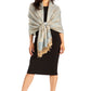 Sakkas 70" x 28" Paisley Self-Design Pashmina Shawl / Wrap / Stole