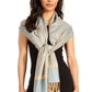 Sakkas 70" x 28" Paisley Self-Design Pashmina Shawl / Wrap / Stole