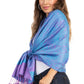 Sakkas 70" x 28" Paisley Self-Design Pashmina Shawl / Wrap / Stole
