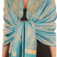 Sakkas 70" x 28" Paisley Self-Design Pashmina Shawl / Wrap / Stole