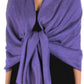 Sakkas 70" x 28" Paisley Self-Design Pashmina Shawl / Wrap / Stole