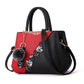 Women's Fashion Unique Embroidered Flower Mother Shoulder Bags