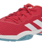 adidas Barricade Tennis Shoe Better Scarlet/White/Preloved Red 4.5 US Unisex Big Kid