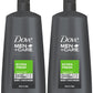 Dove Men+Care Body Wash Extra Fresh, 695 ml (Paquete de 2)