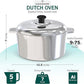 5 Quarts Round Dutch Oven with Lid